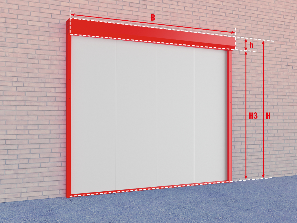 Tashqi o‘rnatish. Asosiy o‘lchamlar. Yong‘inga qarshi pardaning konstruktsiyasi xonadagi estetika ko‘rinishiga ta'sir qilmaydi, chunki u to‘liq qutida yashiringan. Mahsulotingizning texnik oddiyligi o‘rnatishning osonligini ta'minlaydi.